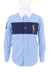 Ralph Lauren Boys Big Pony Shirt, Blue