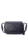 Ralph Lauren Maddy Leather Shoulder Bag, Navy