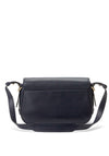 Ralph Lauren Maddy Leather Shoulder Bag, Navy