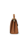 Ralph Lauren Medium Farrah Satchel Bag, Lauren Tan