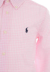 Ralph Lauren Boys Gingham Shirt, Pink