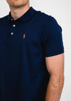 Ralph Lauren Soft Cotton Slim Polo Shirt, Navy