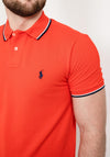 Ralph Lauren Contrast Trim Classic Polo Shirt, Red