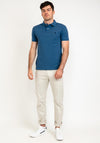 Ralph Lauren Mens Classic Slim Polo Shirt, Medium Blue Heather