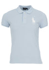 Ralph Lauren Womens Big Pony Polo Shirt, Pale Blue