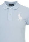 Ralph Lauren Womens Big Pony Polo Shirt, Pale Blue