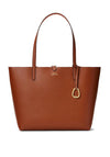 Ralph Lauren Faux Leather Reversible Large Tote, Tan & Orange