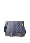 Ralph Lauren Jamey Monogram Crossbody Bag, Blue