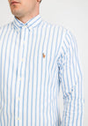 Ralph Lauren Classic Wide Striped Slim Shirt, Blue