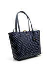 Ralph Lauren Polka Dot Summer Large Reversible Tote Bag, Navy