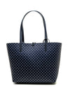 Ralph Lauren Polka Dot Summer Large Reversible Tote Bag, Navy