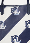 Ralph Lauren Large Coated Canvas Collins Tote Bag, Navy