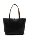 Ralph Lauren Faux Leather Reversible Large Tote, Black & Taupe