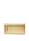 Ralph Lauren Crosshatch Slim Leather Wallet, Gold