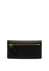 Ralph Lauren Crosshatch Slim Leather Wallet, Black