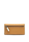 Lauren by Ralph Lauren Pebbled Leather Slim Wallet, Buff & Vanilla