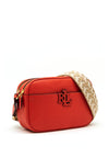 Ralph Lauren Carrie Logo Strap Crossbody Bag, Red