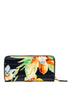 Ralph Lauren Continental Large Zip Around Floral Wallet, Marina