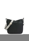Ralph Lauren Cameryn Medium Brand Strap Saddle Bag, Black