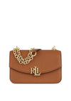 Ralph Lauren Madison Small Leather Crossbody Bag, Tan