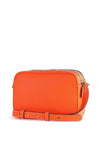 Ralph Lauren Carrie Leather Crossbody Bag, Orange