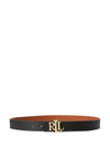 Ralph Lauren Reversible Belt, Black & Tan