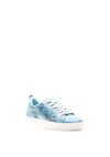 Rant & Rave Denise Reptile Metallic Trainers, Blue