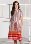 Rant & Rave Dale Printed Dress, Red Multi