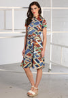 Rant & Rave Dale Printed Dress, Blue Multi