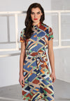 Rant & Rave Dale Printed Dress, Blue Multi