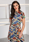 Rant & Rave Dale Printed Dress, Blue Multi
