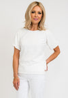 Rant & Rave Tabbie Balloon Sleeve Top, White