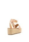 Rant & Rave Myla Espadrille Platform Wedge Sandals, Pink