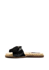 Rant & Rave Juno Bow Slip on Sandals, Black