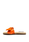 Rant & Rave Juno Bow Slip on Sandals, Orange