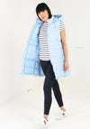 Rant & Rave Ginny Long Gilet, Sky Blue