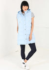 Rant & Rave Ginny Long Gilet, Sky Blue