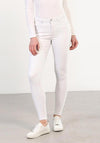 Rant & Rave Justine Tummy Tuck Regular Skinny Jeans, White