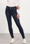Rant & Rave Keena Tummy Tuck Skinny Jeans, Dark Wash