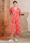 Rant & Rave Carly Print Jumpsuit, Pink & Orange