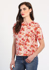 Rant & Rave Jamie Rose Print Top, Pink