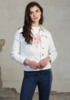 Rant & Rave Darcy Applique T-Shirt, White