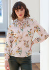Rant & Rave Cindy Floral Delicate Blouse, Pink Multi