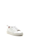 Rant & Rave Denise Reptile Metallic Trainers, Silver
