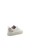 Rant & Rave Denise Reptile Metallic Trainers, Silver