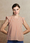 Rant & Rave Hana Candy Stripe Top, Pink Multi