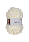 Rico Pompon Wool, Cream 001