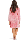 Rebelle Fluffy Shawl Collar Dressing Gown, Pink