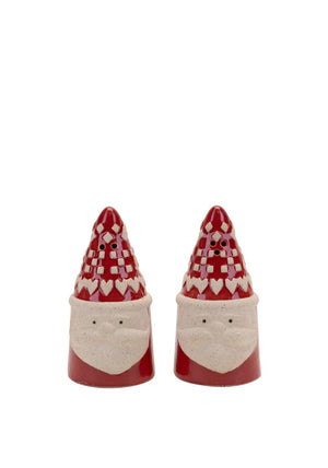 Widdop Santa Claus Salt & Pepper Shakers, Red
