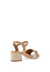 Redz Block Heeled Sandals, Camel